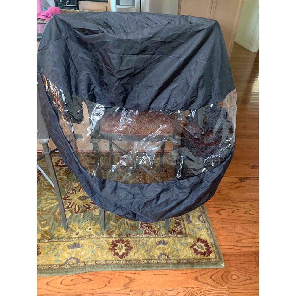 Silver Cross Jet 5 Stroller Rain Cover MSRP $40 | Black